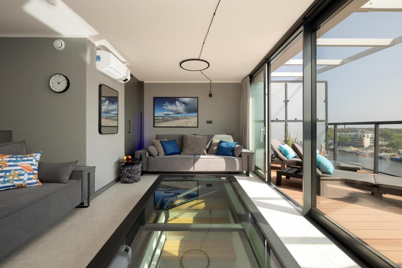 Lighthouse Luxury Penthouse - Jantar Apartamenty Mrzeżyno Eksteriør bilde